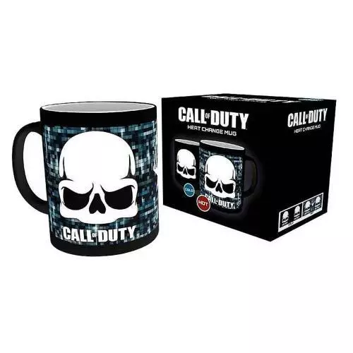 Call of Duty Zaubertasse Kaffeetasse Tasse + Dog Tags Hundemarke Skull NEU 2
