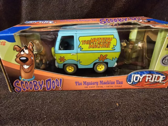 Joyride 1:18 Mystery Machine Scooby-Doo Van With Shaggy And Scooby Figures VHTF