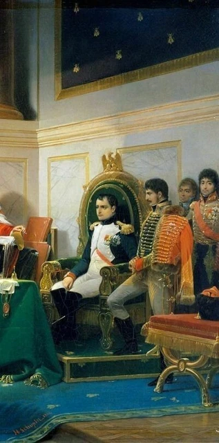 Poster Napoléon Bonaparte 50x70 cm rouge art moderne décoration murale