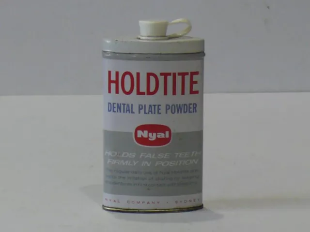 Vintage Australian Nyal Dental Powder Tin