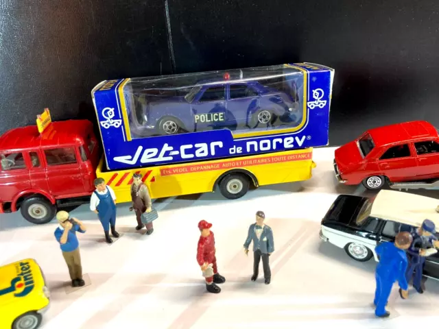 Peugeot 504 Police Norev Jet Car N°849 T2, 1/43, Toujours En Boite Ttbe