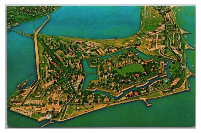 Vintage 1950s- Fort Monroe - Old Point Comfort, Virginia Postcard (UnPosted)