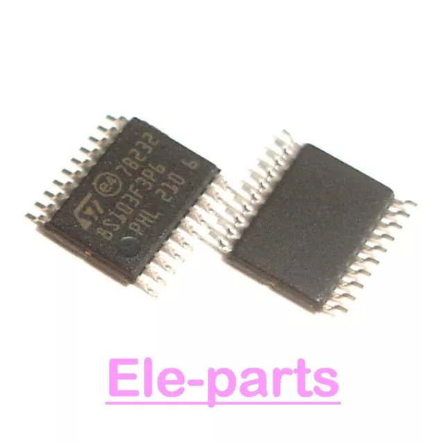 5 PCS STM8S103F3P6 TSSOP-20 8S103F3P6 Access line, STM8S 8-bit MCU IC Chip