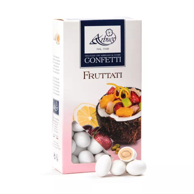 CONFETTI ARBUES Artigianali con Mandorla e Cioccolato, Gusto MELONE - 500gr