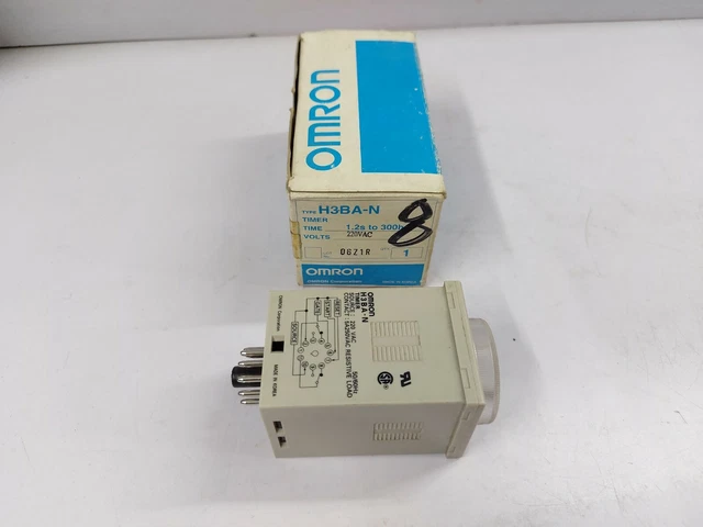 Omron H3BA-N 1.2s Pour 300h 220VAC Minuteur