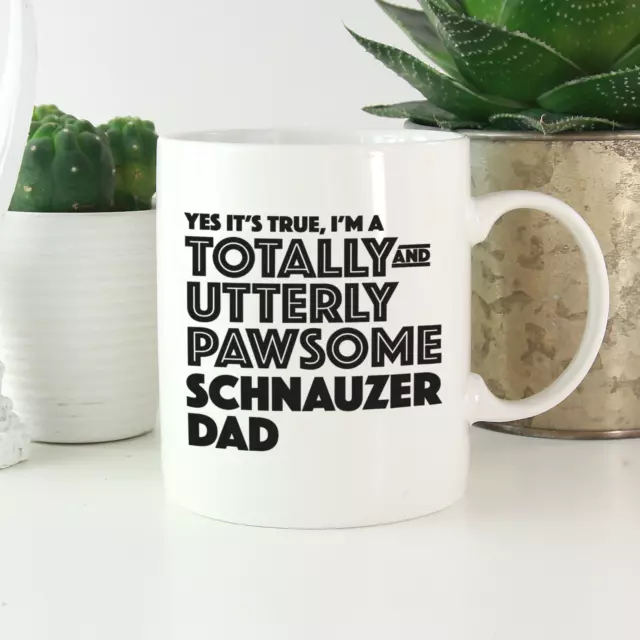 Schnauzer Dad Mug: Funny gifts for miniature, standard & giant schnauzer lovers!