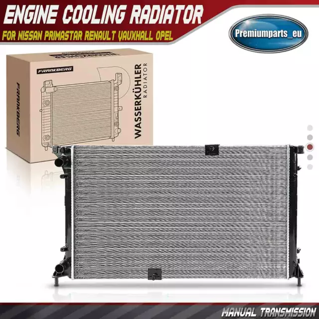 Engine Cooling Radiator for Nissan Primastar Renault Trafic II Vauxhall Opel