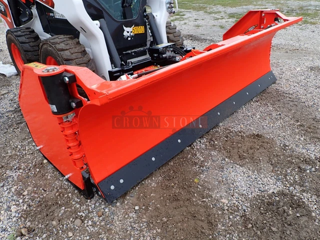 Brand New Hla 3230W 108" Hydraulic Winged Snow Blade For Skid Steer Loaders