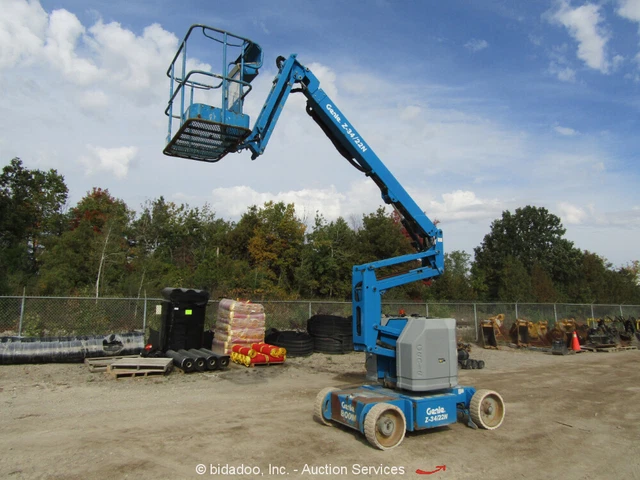 2011 Genie Z-34 22N 34' Electric Articulating Boom Lift Man Aerial Jib