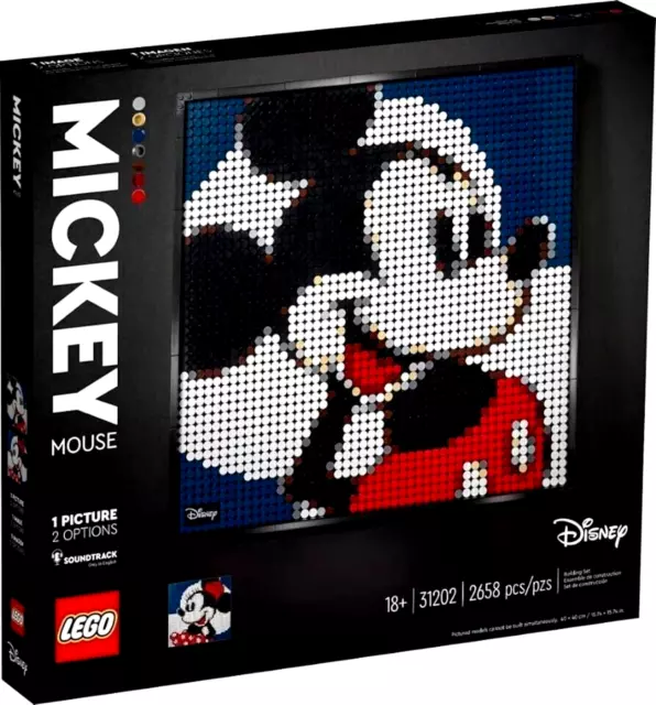 1x  LEGO® Art Disney's Mickey Mouse Retired Set Brand New # 31202