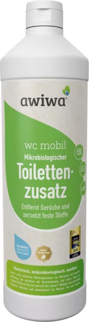 22,95€/L Bio Toilettenzusatz Sanitärzusatz Sanitärflüssigkeit WC Campingtoilette