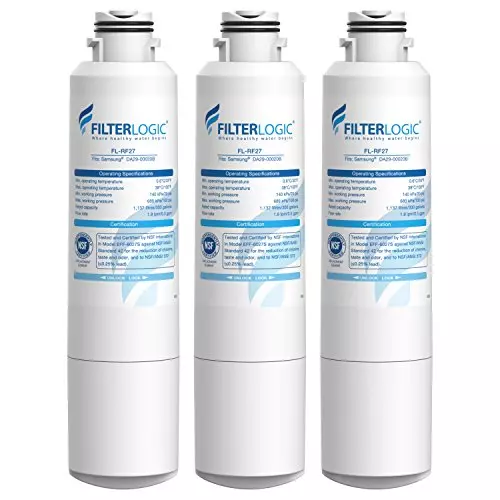 FilterLogic NSF 53&42 Certified DA29-00020B Refrigerator Water Filter, for Pack