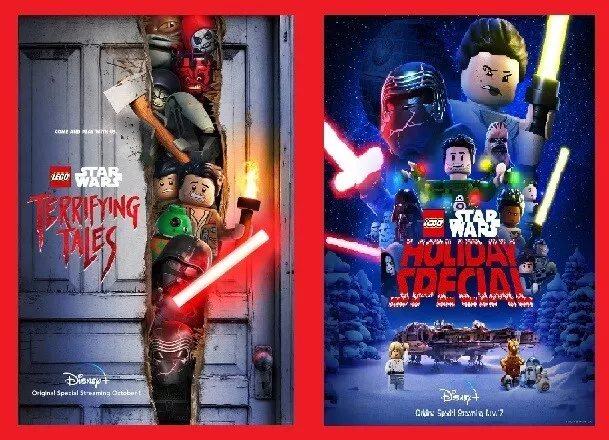 LEGO Star Wars Holiday Special + Terrifying Tales 27" x 40" Disney 2 Poster Set