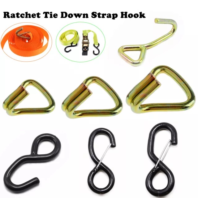 Claw Hooks For 25-50mm Ratchet Strap Webbing Ratchet Straps Strap Tie Down Hook
