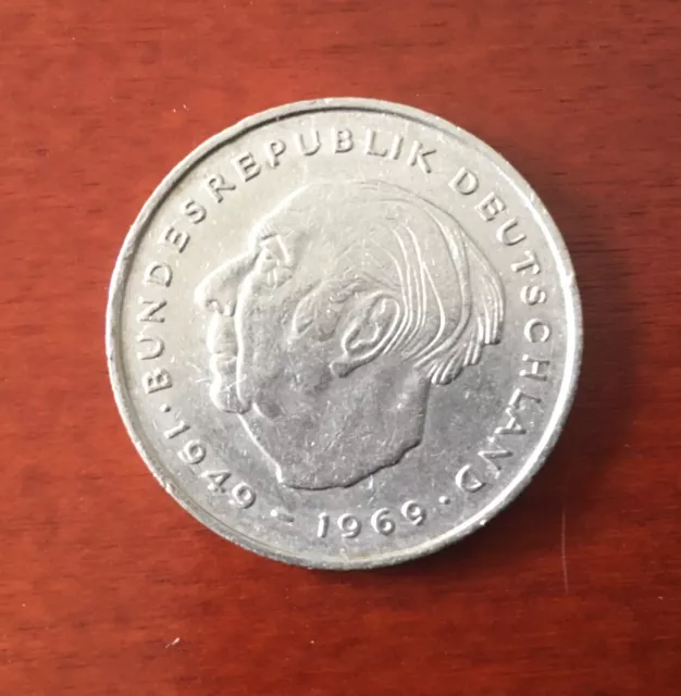 2 Mark 1971 G BRD Theodor Heuss