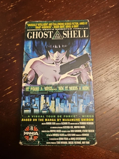 GHOST IN THE Shell VHS Tape 1995 English Dub Original Anime Film Manga - Ghost In The Shell 1995 English Dub Cast