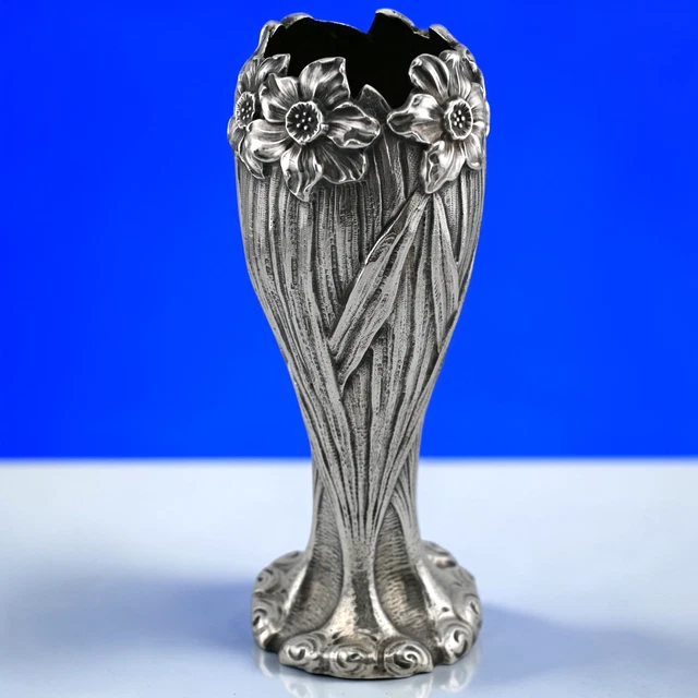 Paire De Vases Mono-Fleur En Cristal Transparent - Fabriqué En Italie 21cm