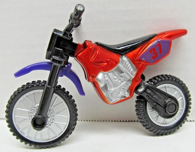 2003 WENDY'S KIDS MEAL: Red, Blue & Black Motorcycle ~ Motocross Bike (#2088)