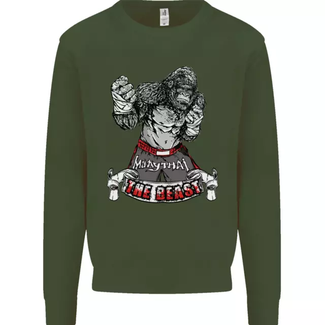 Felpa Maglione Muay Thai The Beast MMA Arti Marziali Miste 12