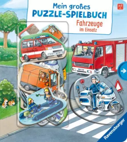 Mein großes Puzzle-Spielbuch: Fahrzeuge im Einsatz  5865