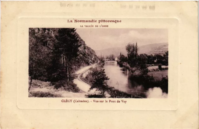 CPA La Vallée de l'Orne - CLÉCY - Vue sur le Pont de Vey (515828)