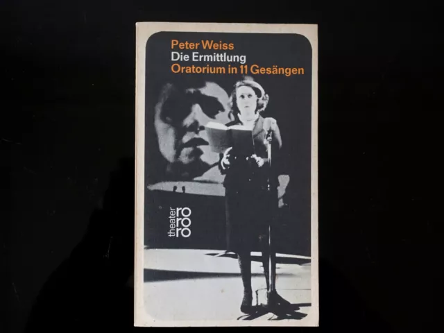 Peter Weiss Die Ermittlung Oratorium in 11 Gesängen rororo 1969