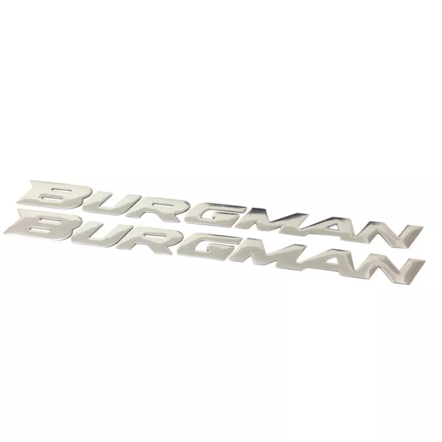 Autocollants 3D STICKERS Pour Suzuki BURGMAN Chrome LOGO Scooter Badge