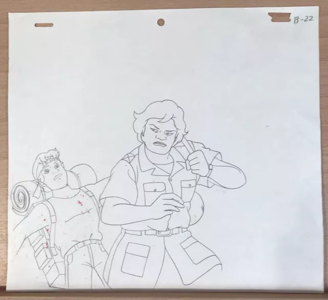 KARATE KID Original Animation Production Art Drawing DIC Entertainment
