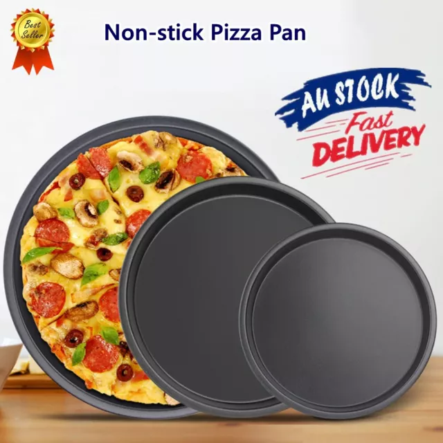 6"7"8"9"10" Deep Dish Pizza Pan Non-stick Pie Tray Baking Mould Kitchen Tool HOT