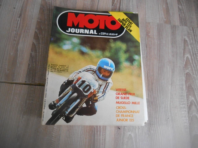 Revue Moto Journal 229 Juillet  1975