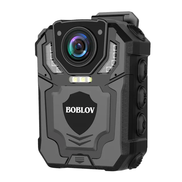 BOBLOV T5 Wearable Police Body Worn Camera Body Camera W/ Audio Record+128G