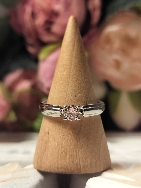 Grande Bague taille 54 rhodié argent cabochon bleu cristaux diamant