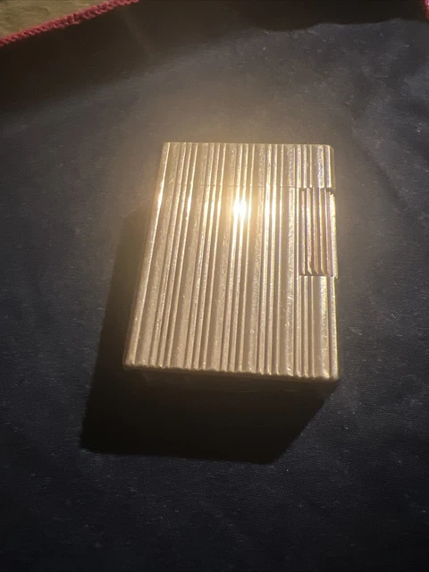 ACCENDINO DUPONT PARIS LINEA 1  VINTAGE A GAS USATO REVISIONATO Funziona