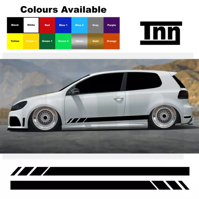 Side Stickers Stripes Decals Vinyl For VW Up! UP Skoda Citigo Seat Mii GTI  3 5DR