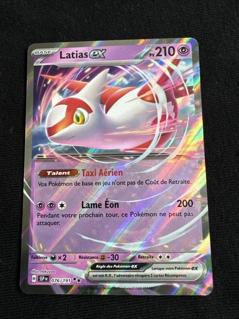 Carte Pokémon LATIAS Ex 076/191 - Etincelles Déferlantes FR - état Near Mint
