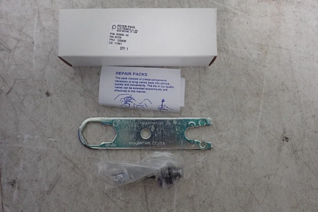 Peter Paul Electronics K53KKX-AC Repair Kit w/ GP-418 Solenoid Valve Wrench