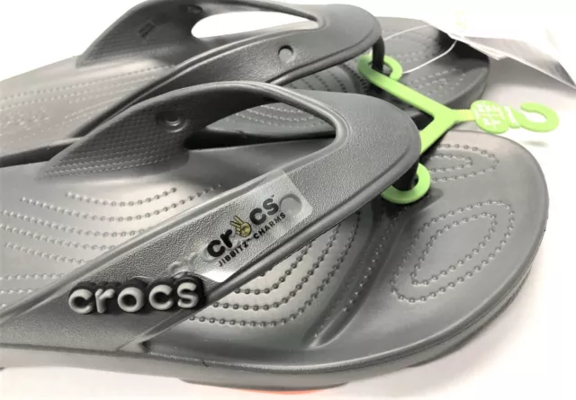 Crocs Flip Flops Classic All-Terrain Toe Thong Comfort Sandals Men's Slip-On NEW 2