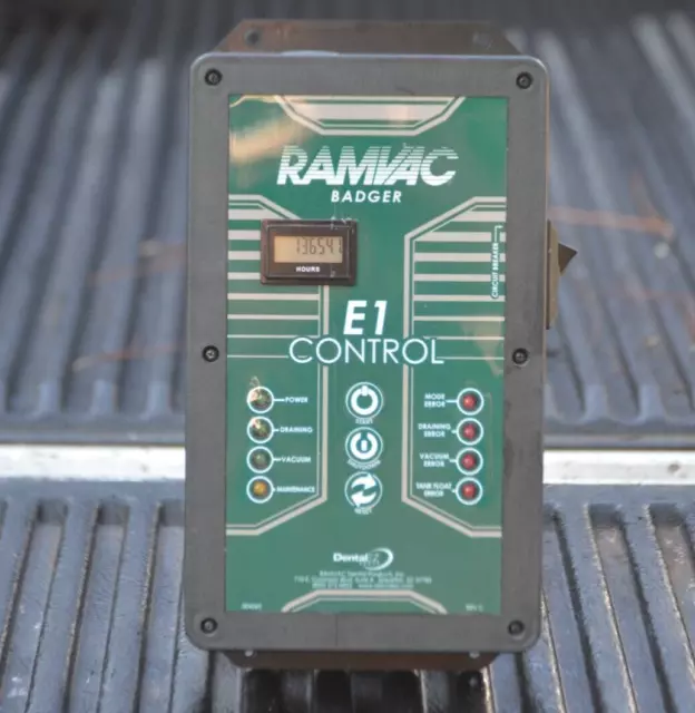 DentalEz Vacuum Ramvac Badger E-1 Control Panel
