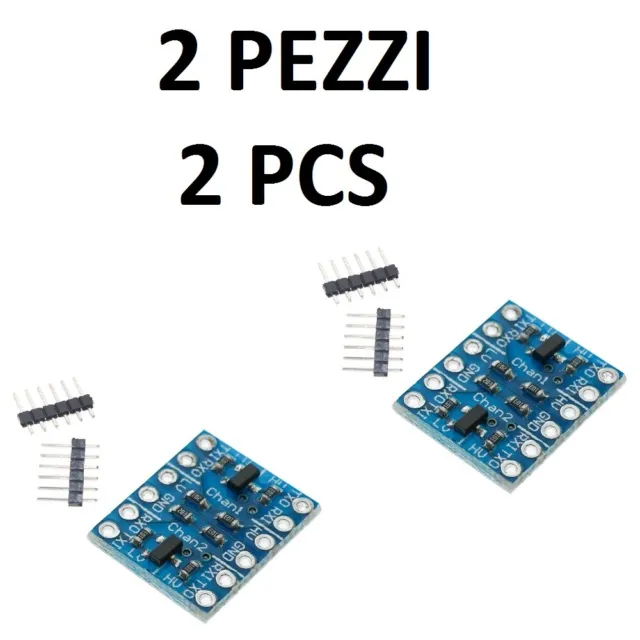 Modulo Convertitore Livello Logico Iic I2C 2 Canali 3.3V 5V Arduino 2Pz