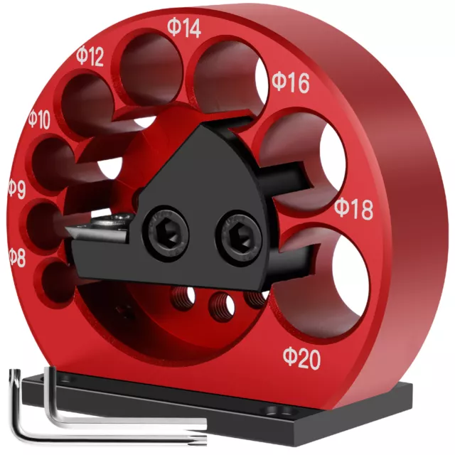 6Pcs Dowel Maker Jig Kit Metric 8mm to 20mm Adjustable Dowel Maker with  rfruv