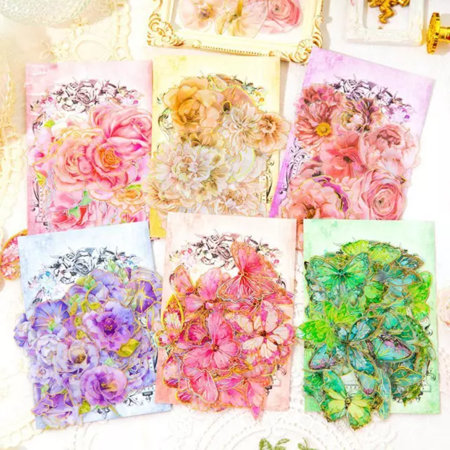 Unique Pet Hot Stamped Sticker Floral Fragrance Weiyi Series G9H6
