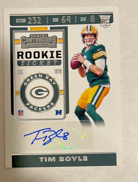 2019 Panini Contenders TIM BOYLE Rookie Ticket RC Auto New York Jets READ