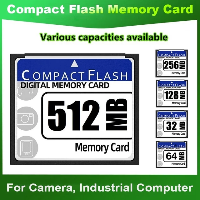 Tarjeta de memoria flash profesional de 128 MB para cámara computadora industrial Y1T7