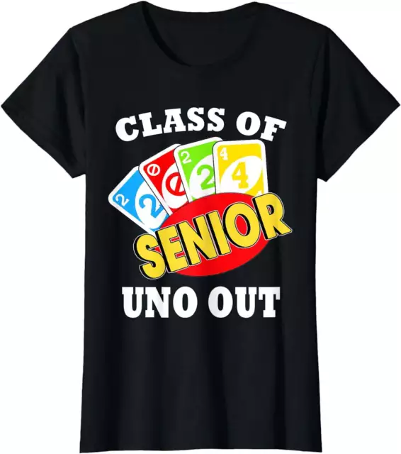 SENIOR 2025 UNO Out Funny Class Of 2025 Tshirt Uno Lover TShirt 12.99