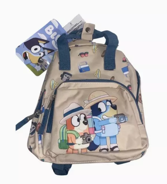 Accessory Innovations Bluey Kids Mini Backpack NEW WITH TAGS Exclusive In Hand!