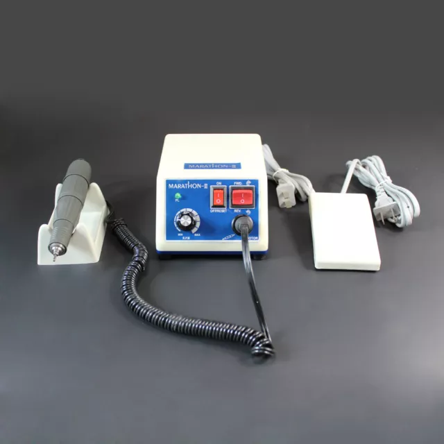 Marathon Dental Lab Micromotor Drill Polisher Machine N3 + 35K RPM Handpiece UK 3