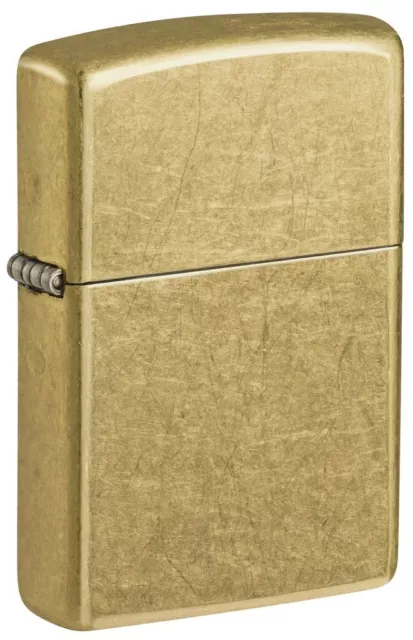 Zippo 48267, Classic Street Brass Lighter, Full Size, (PL) Pipe Insert