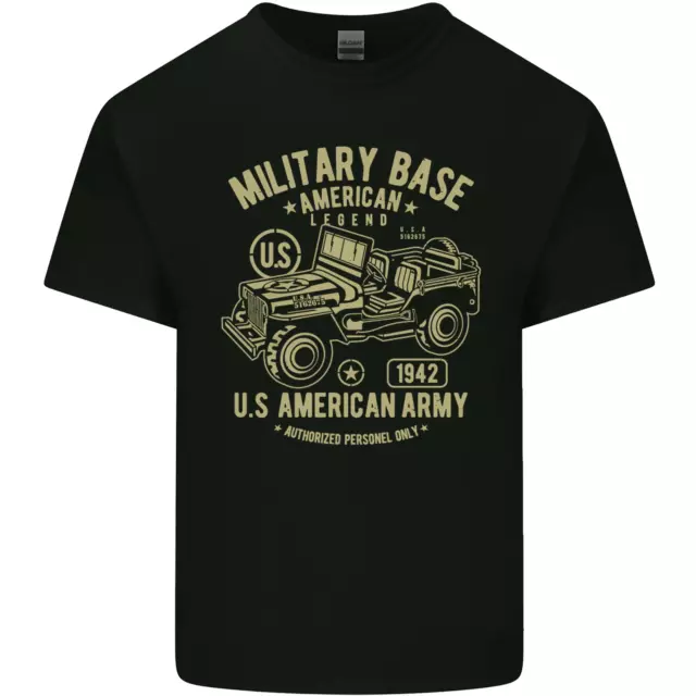 Militare Base USA Americana Militare 4X4 Off Road T-Shirt Bambini