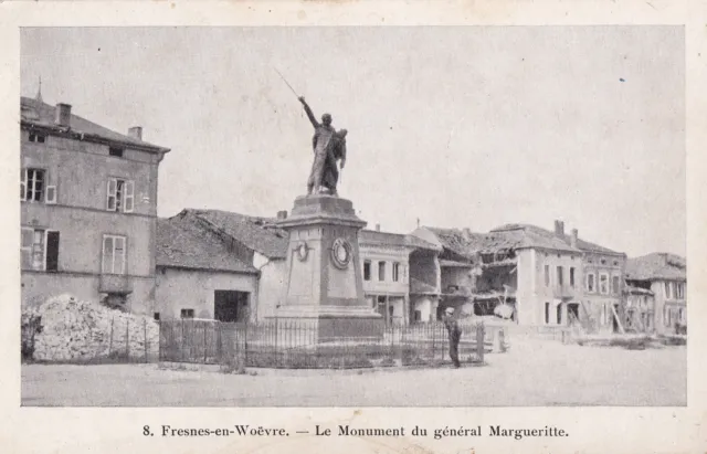 Carte postale ancienne postcard FRESNES-EN-WOËVRE 8 monument général Margueritte