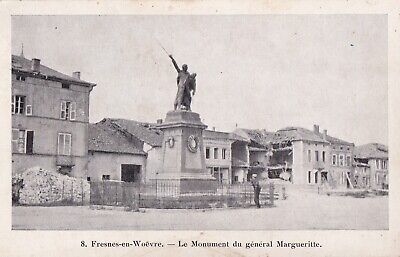 Postcard old postcard Fresnes-en-woëvre 8 monument General margueritte
